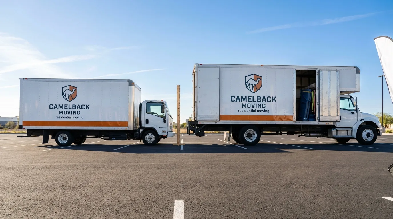 Moving truck size capacity guide in Lenox